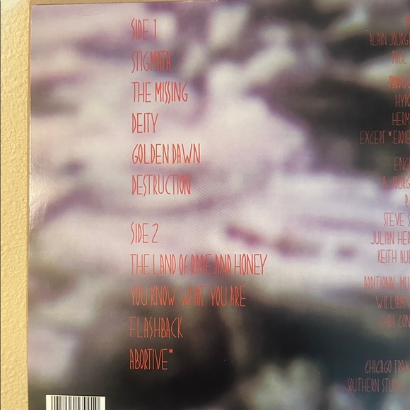 Ministry Vinyl Record - The Land of Rape and Honey - Picture 4 of 6